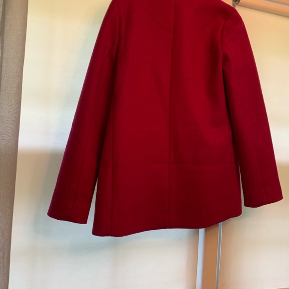 Jcrew Fuchsia Wool Blend Coat - Picture 2 of 3